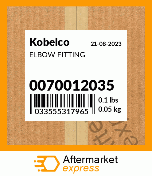 ELBOW FITTING 0070012035