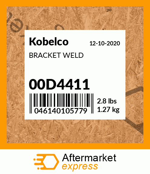 BRACKET WELD 00D4411