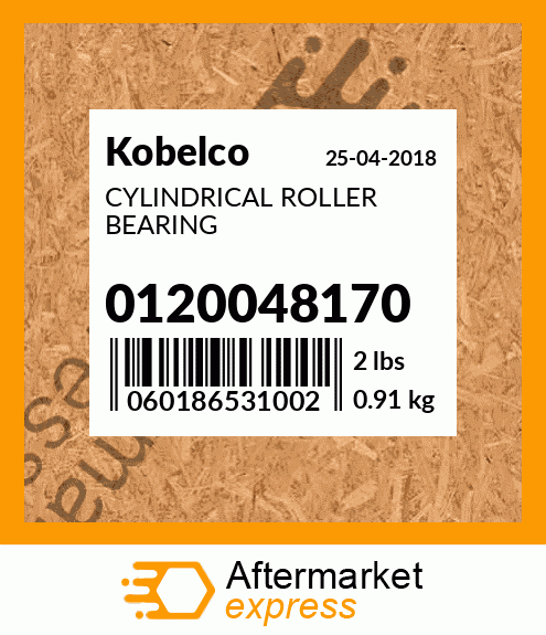 CYLINDRICAL ROLLER BEARING 0120048170