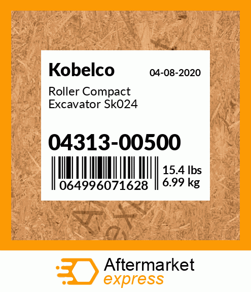 Roller Compact Excavator Sk024 04313-00500