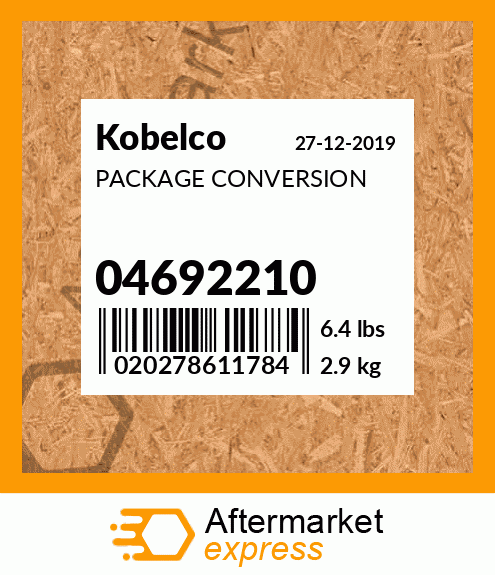 PACKAGE CONVERSION 04692210