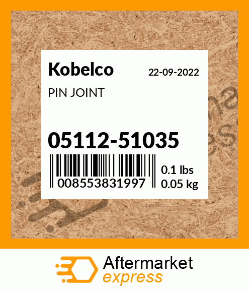 PIN JOINT 05112-51035