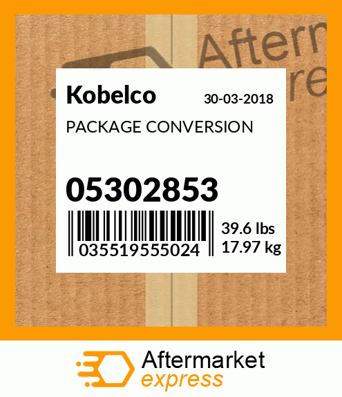 PACKAGE CONVERSION 05302853