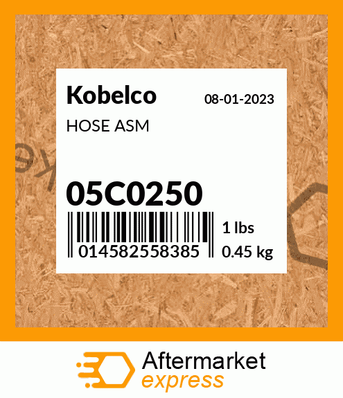 HOSE ASM 05C0250