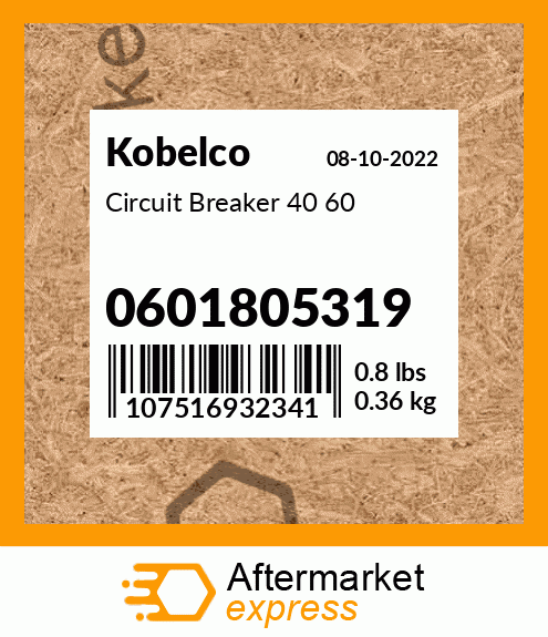 Circuit Breaker 40 60 0601805319