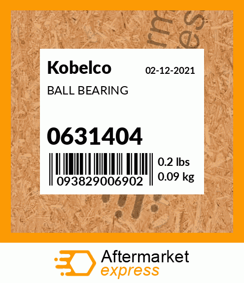 BALL BEARING 0631404