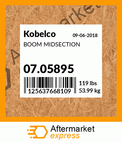 BOOM MIDSECTION 07.05895