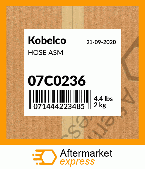 HOSE ASM 07C0236