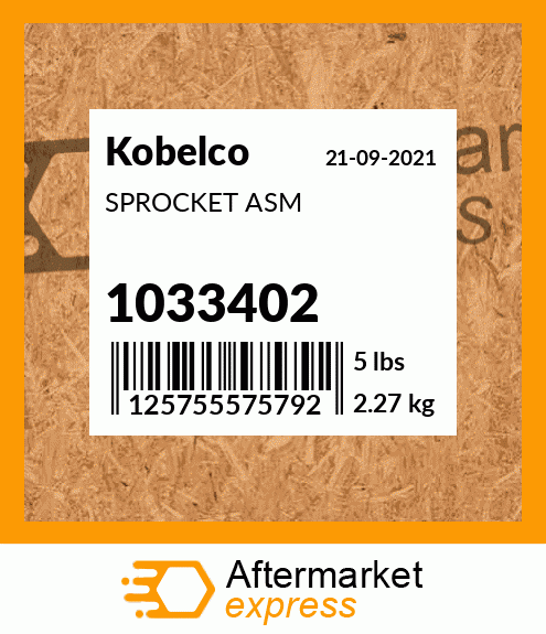 SPROCKET ASM 1033402