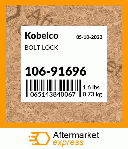 BOLT LOCK 106-91696