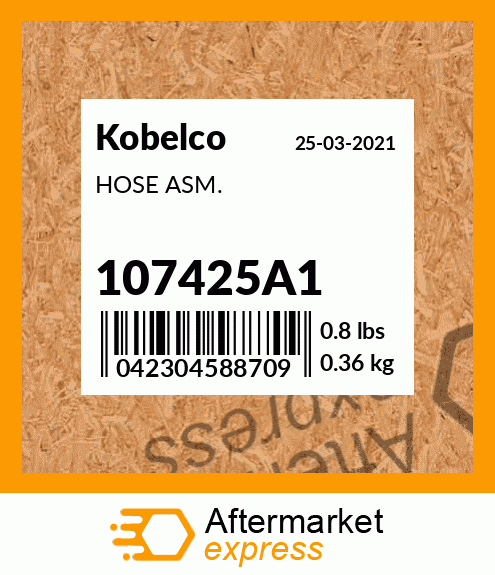 HOSE ASM. 107425A1