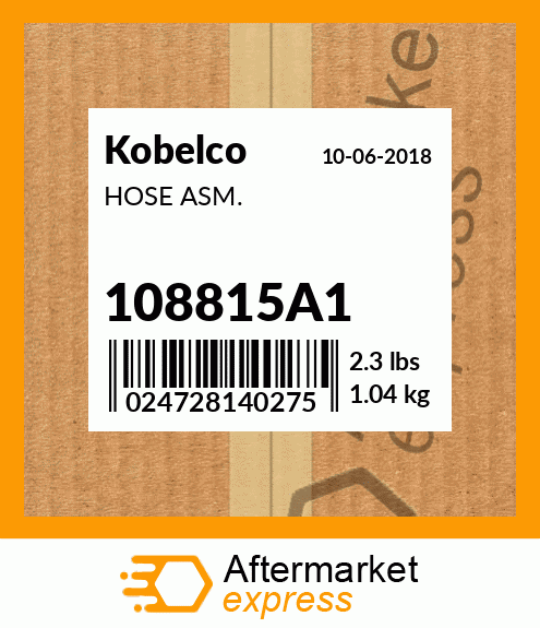 HOSE ASM. 108815A1