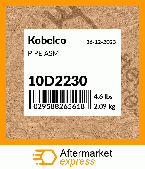 PIPE ASM 10D2230
