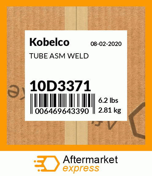 TUBE ASM WELD 10D3371