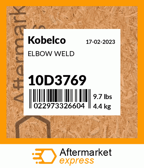ELBOW WELD 10D3769