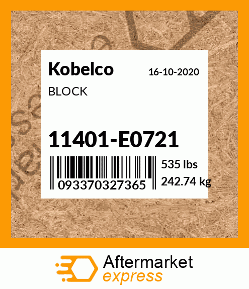 BLOCK 11401-E0721