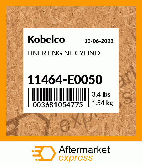 LINER ENGINE CYLIND 11464-E0050