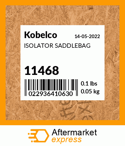 ISOLATOR SADDLEBAG 11468