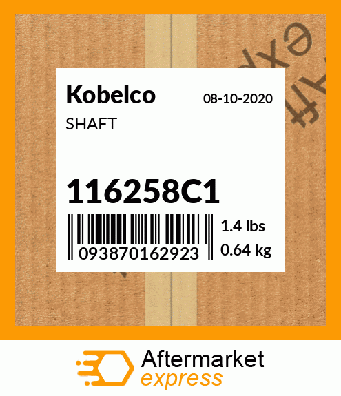 SHAFT 116258C1