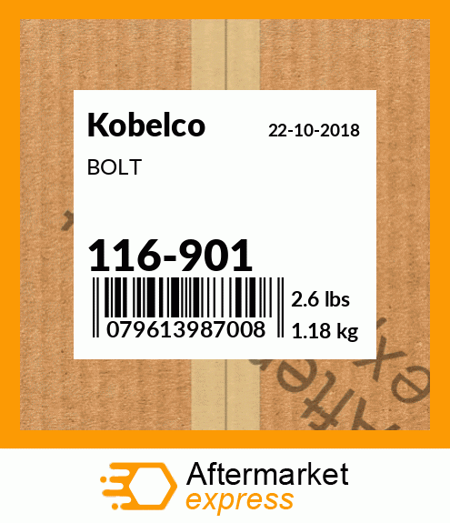 BOLT 116-901