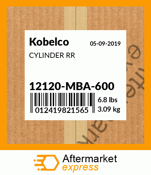 CYLINDER RR 12120-MBA-600