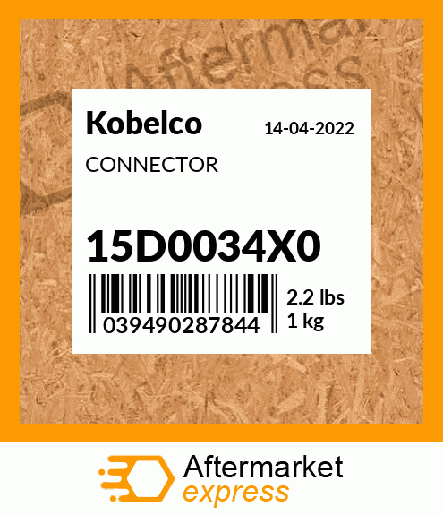 CONNECTOR 15D0034X0