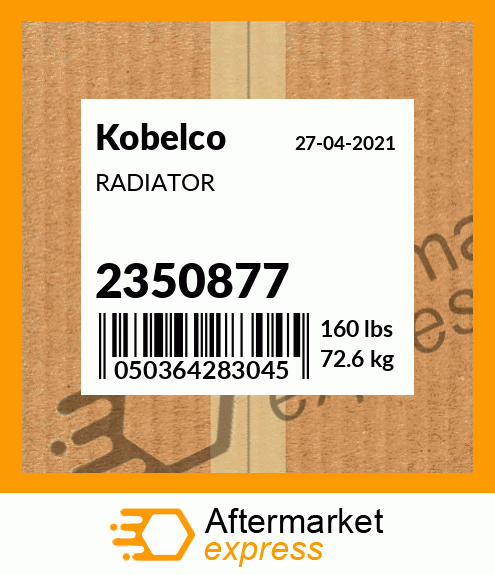 RADIATOR 2350877