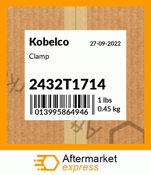 Clamp 2432T1714