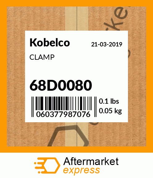 CLAMP 68D0080