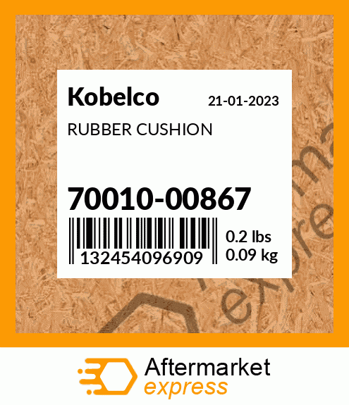 RUBBER CUSHION 70010-00867