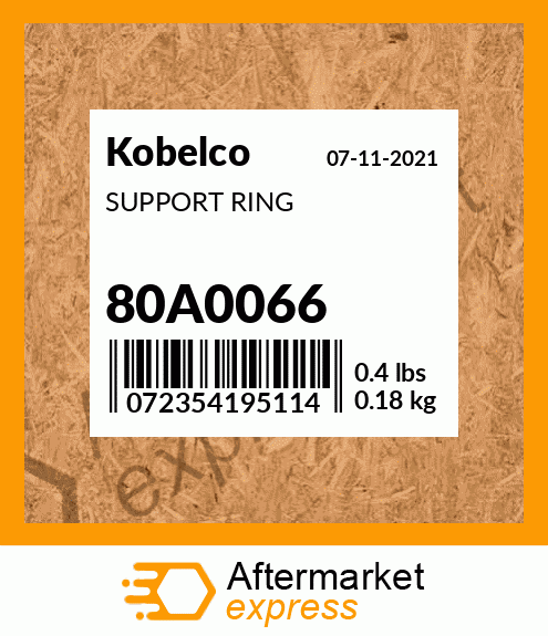 SUPPORT RING 80A0066