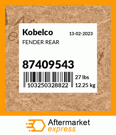 FENDER REAR 87409543
