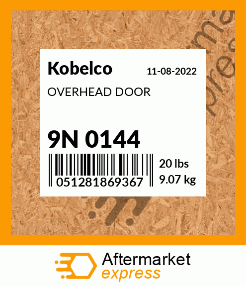 OVERHEAD DOOR 9N 0144