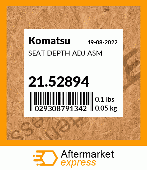 SEAT DEPTH ADJ ASM 21.52894