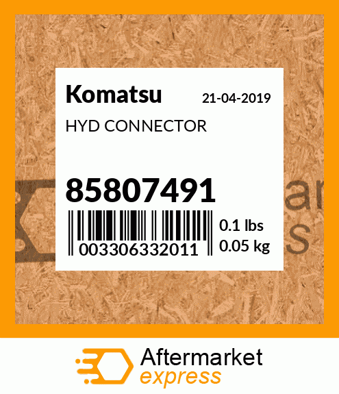 HYD CONNECTOR 85807491