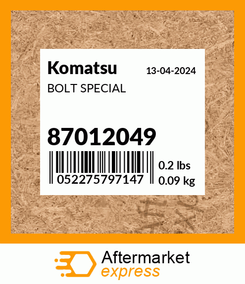 BOLT SPECIAL 87012049