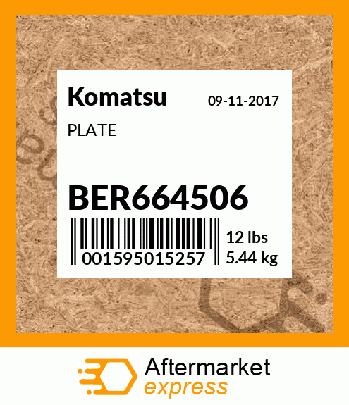 PLATE BER664506