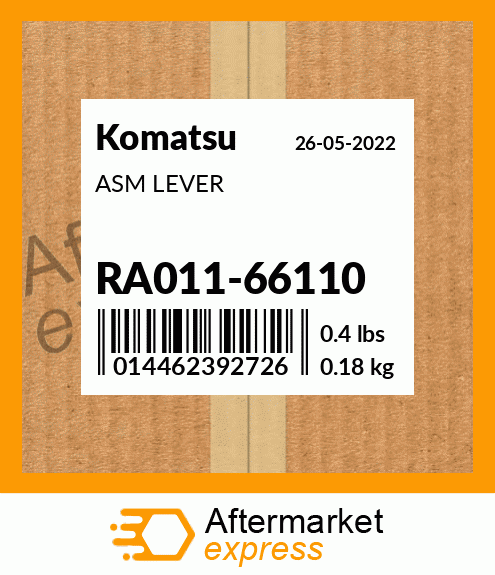 ASM LEVER RA011-66110