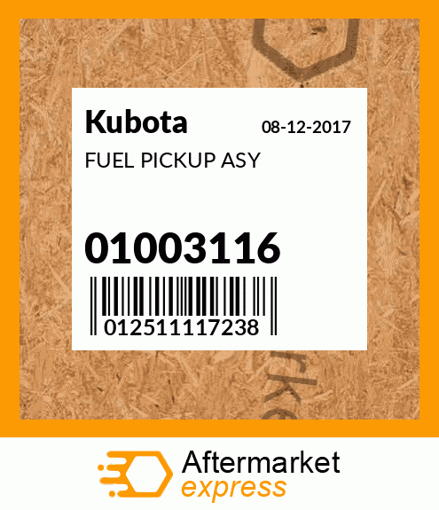 FUEL PICKUP ASY 01003116