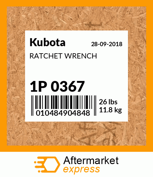 RATCHET WRENCH 1P 0367