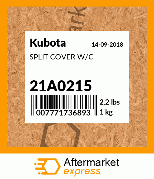 SPLIT COVER W/C 21A0215