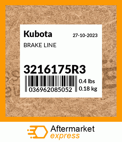 BRAKE LINE 3216175R3