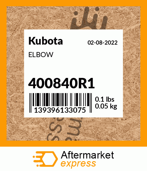 ELBOW 400840R1