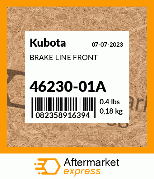 BRAKE LINE FRONT 46230-01A