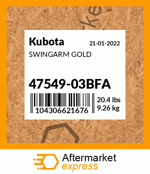 SWINGARM GOLD 47549-03BFA