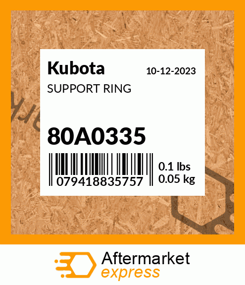 SUPPORT RING 80A0335