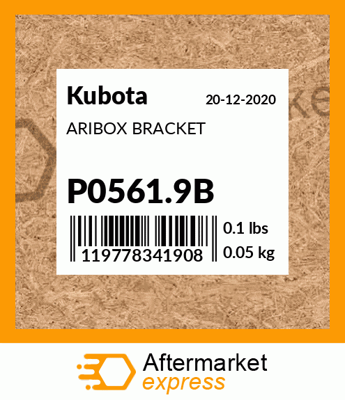 ARIBOX BRACKET P0561.9B