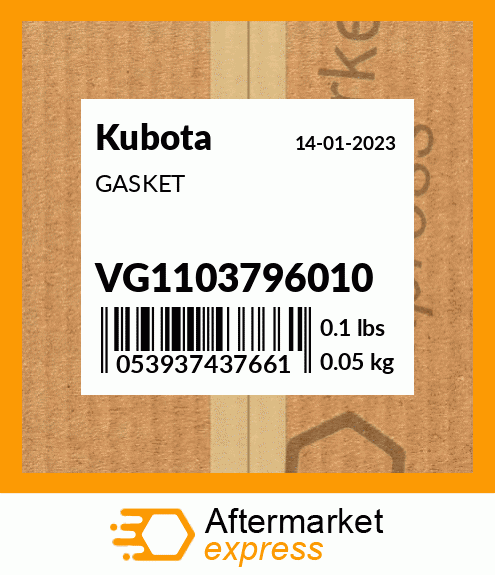 GASKET VG1103796010