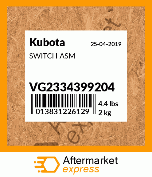SWITCH ASM VG2334399204