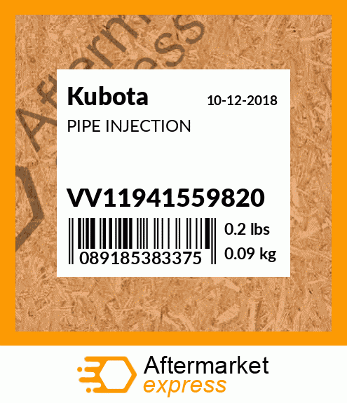 PIPE INJECTION VV11941559820